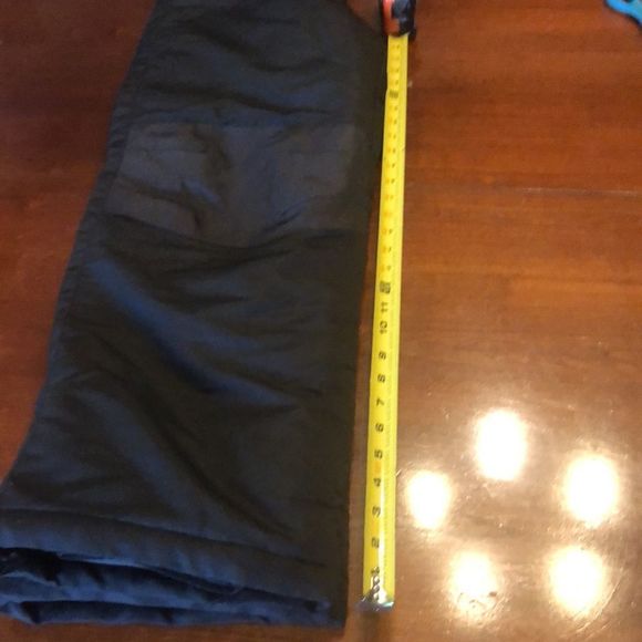 Snow pants sz 14/16 kids Faded Glory black/elastic waist/bottom of legs - Picture 7 of 13